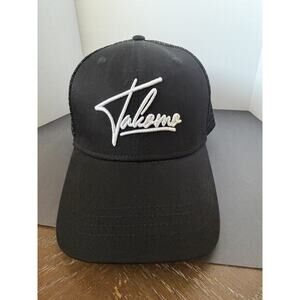 Takomo Golf Co. Black Mesh Snapback Trucker Hat